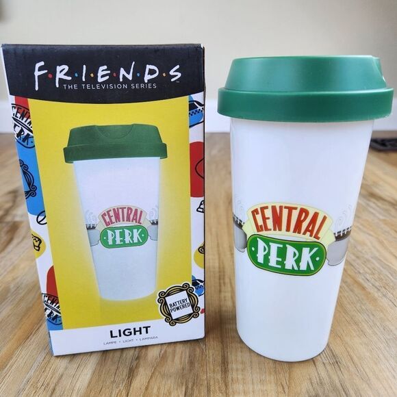 🔸️NIB Friends Central Perk Travel Coffee Mug Portable Light - Picture 7 of 13